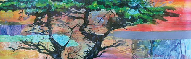 Lone Tree (detail) by Patricia Carroll