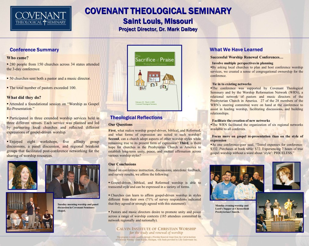 Covenant seminary job opportunities