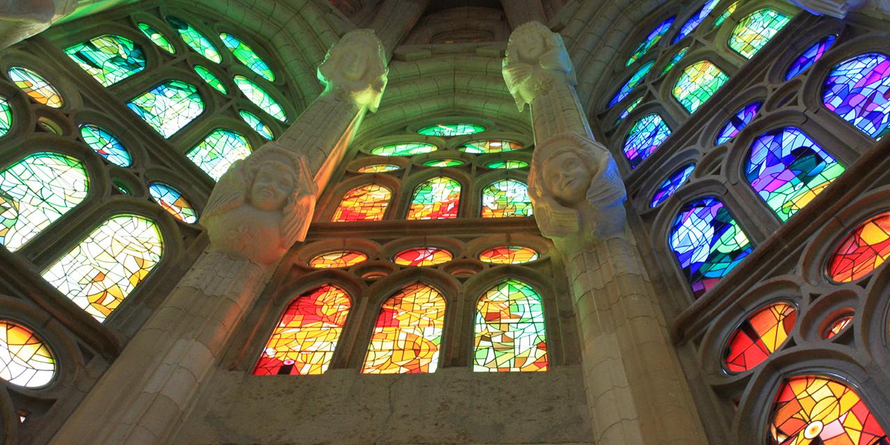 Barcelona Cathedral, stained glass windows