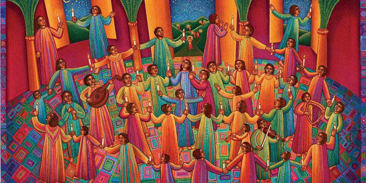 Artwork: "Celebration" by John August Swanson, 2003