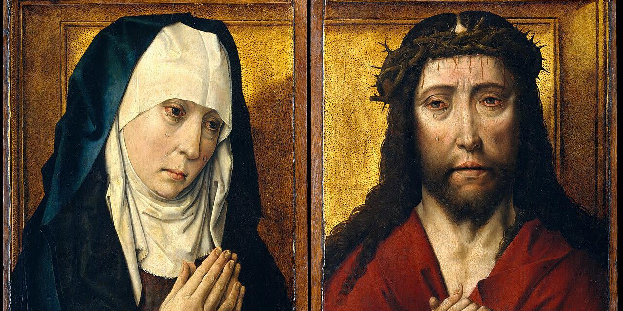The Mourning Virgin; The Man of Sorrows (cc)