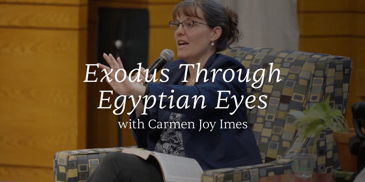 Exodus through egyptian eyes